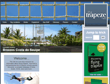 Tablet Screenshot of flying-trapeze.com